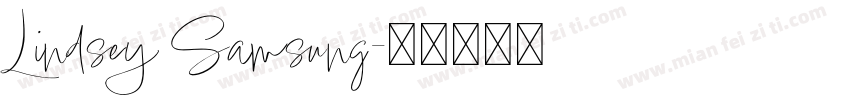 Lindsey Samsung字体转换
